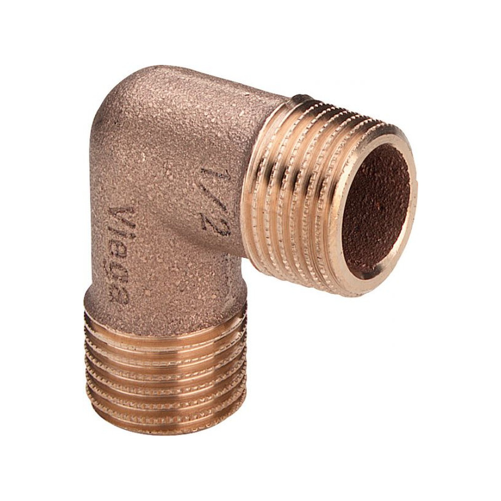 VIEGA Gewindefitting Rotguss Winkel 3091 90Grad DN20 3/4 Zoll AG DVGW 317980