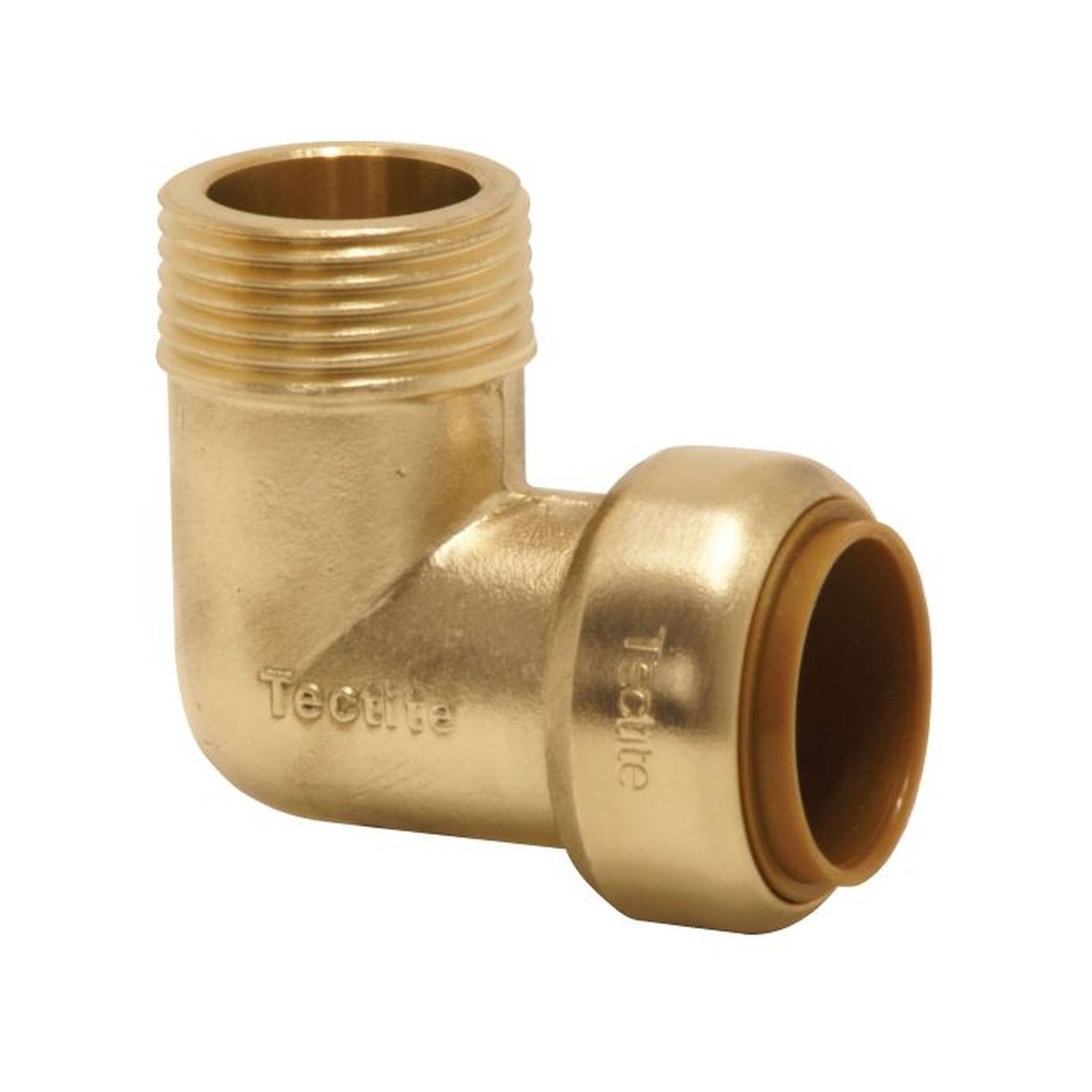 VSH Seppelfricke Steckfitting Übergangswinkel 90 Grad 22 mm x R 3/4 DVGW lösbar Messing 5 Stück 4750471