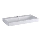 Geberit Waschtisch iCon 90x48,5cm weiß Hahnloch Überlauf rechteckig Keramik 124090000
