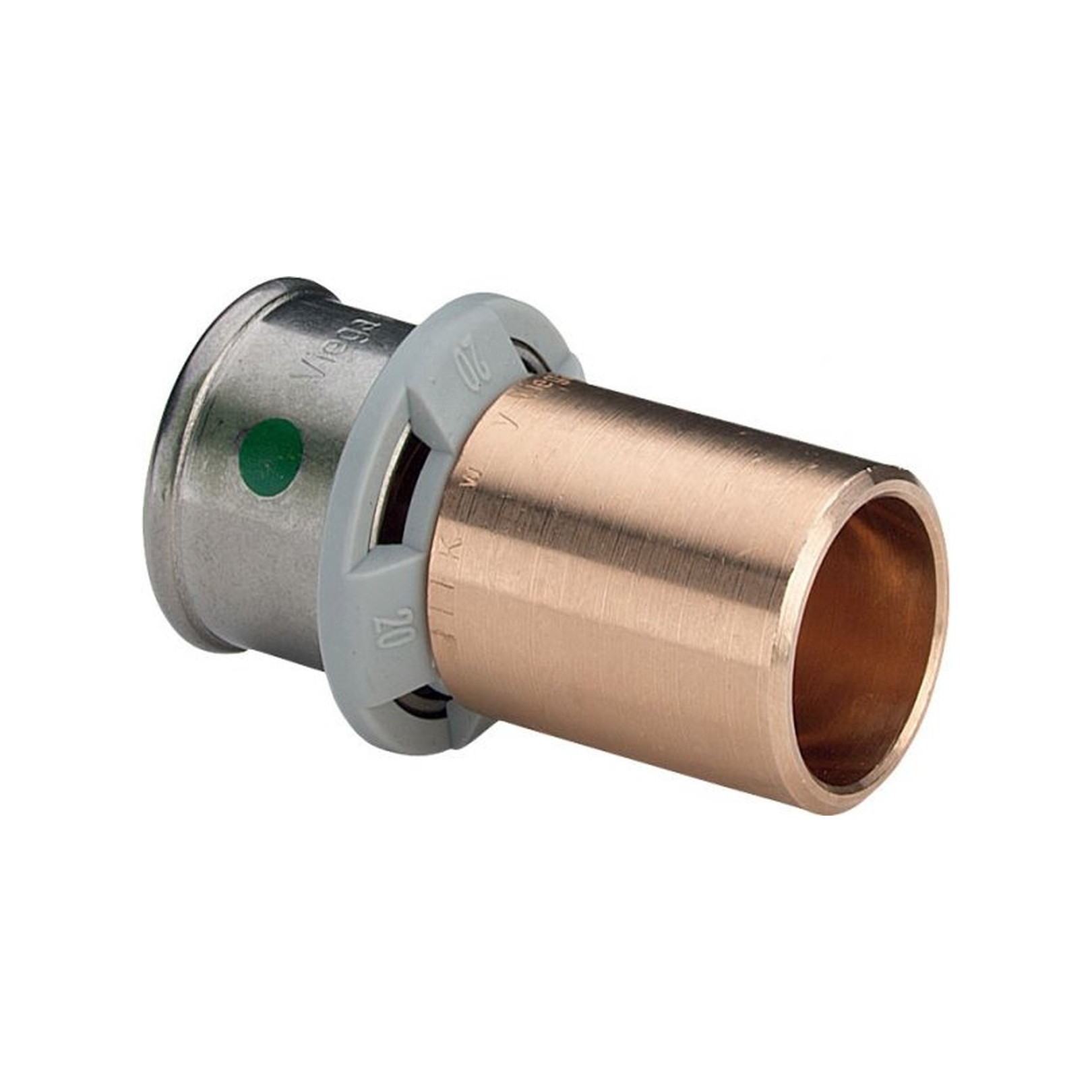 Viega EinsteckStück Sanfix-P 566685 32x28 mm SC-Contur Einsteckende Rotguss Pressanschluss