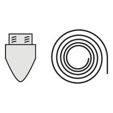 Vaillant Montagekegel Set flexible Abgasleitung DN80 PP 15 m Seil 303513