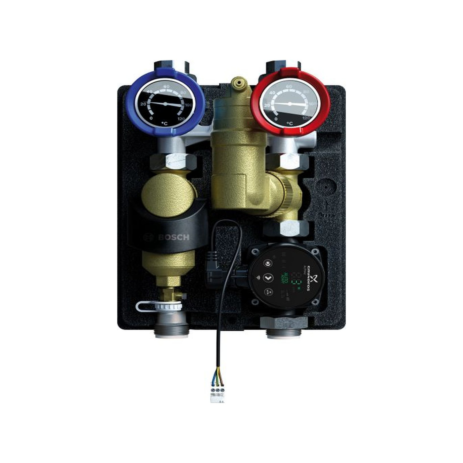 Bosch Installationszubehör HS 25/6 MSL Heizkreisset Abscheider Kompakt-Wärmedämmung 7736604097