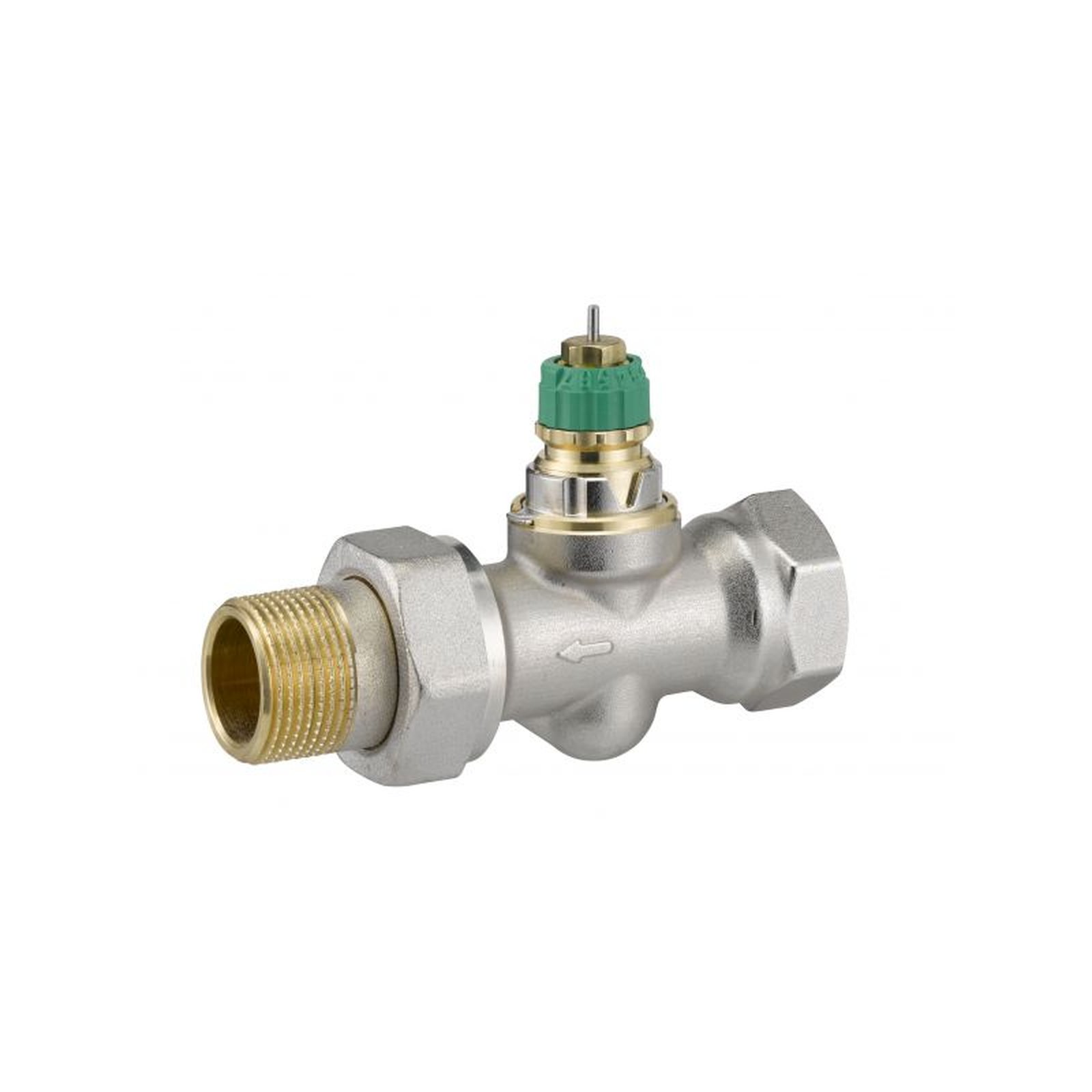 Danfoss Thermostatventil Dynamic Valve RA-DV 20 Durchgangsform R 3/4 druckunabhängig vernickelt 013G7726