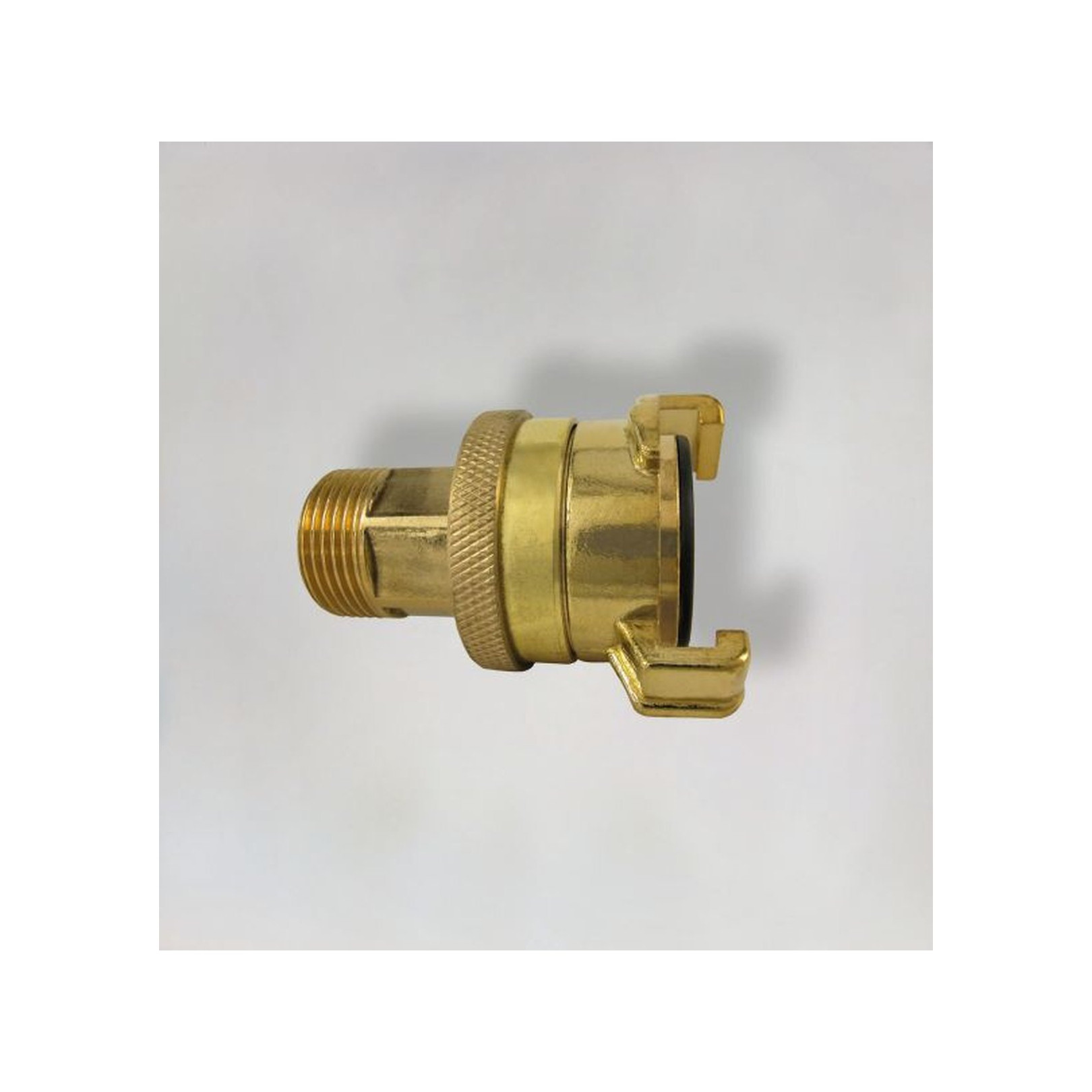 INDUSTRIE Schnellkupplung Messing ms-Saug-Hochdruck-Kupplung 3/4 Zoll Außengewinde Kontermutter Geka-kompatibel 33402