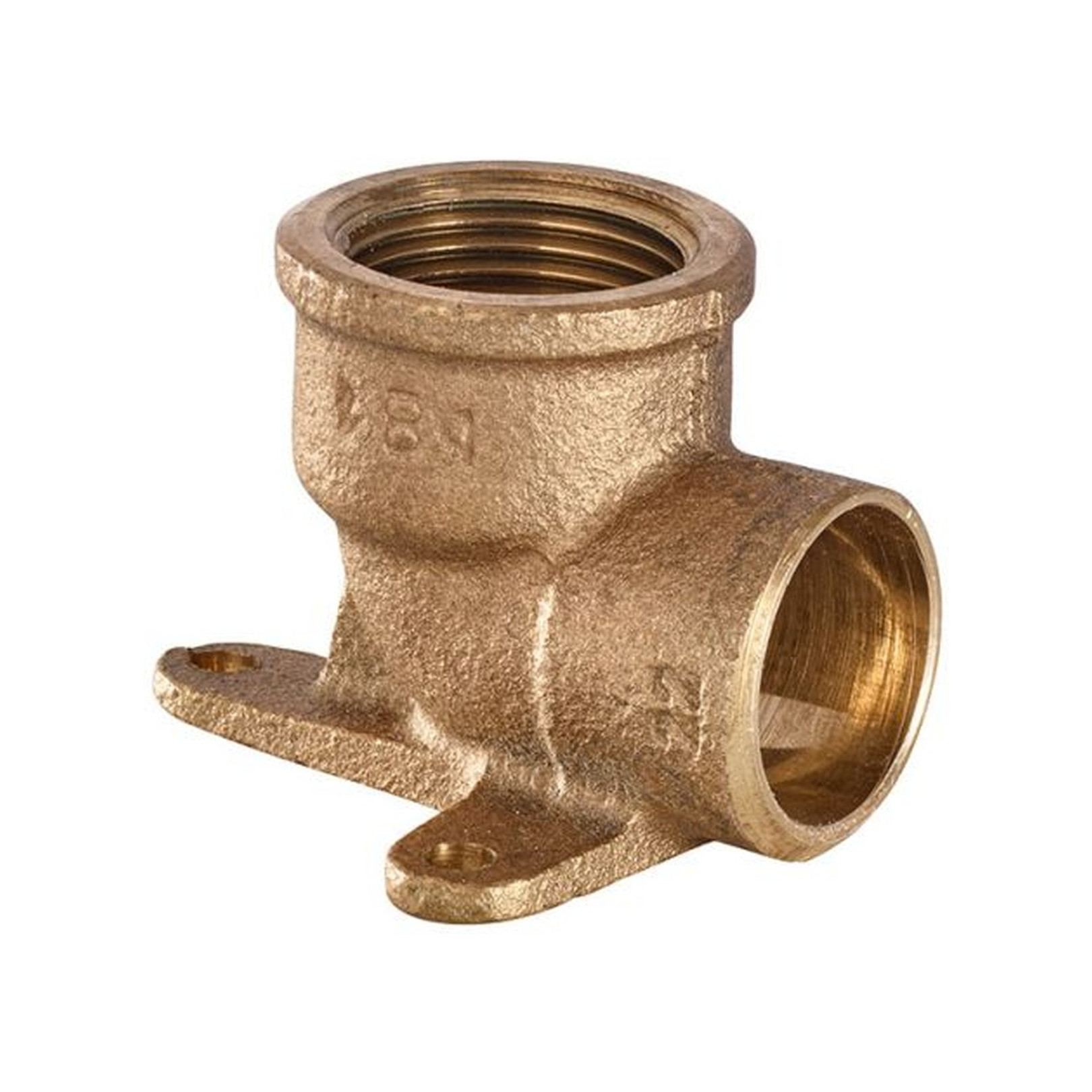 IBP Deckenwinkel Serie4000 4471G 18 Rp1-2 IG Rotguss 3-Flügel-Flansch 4471G018004000