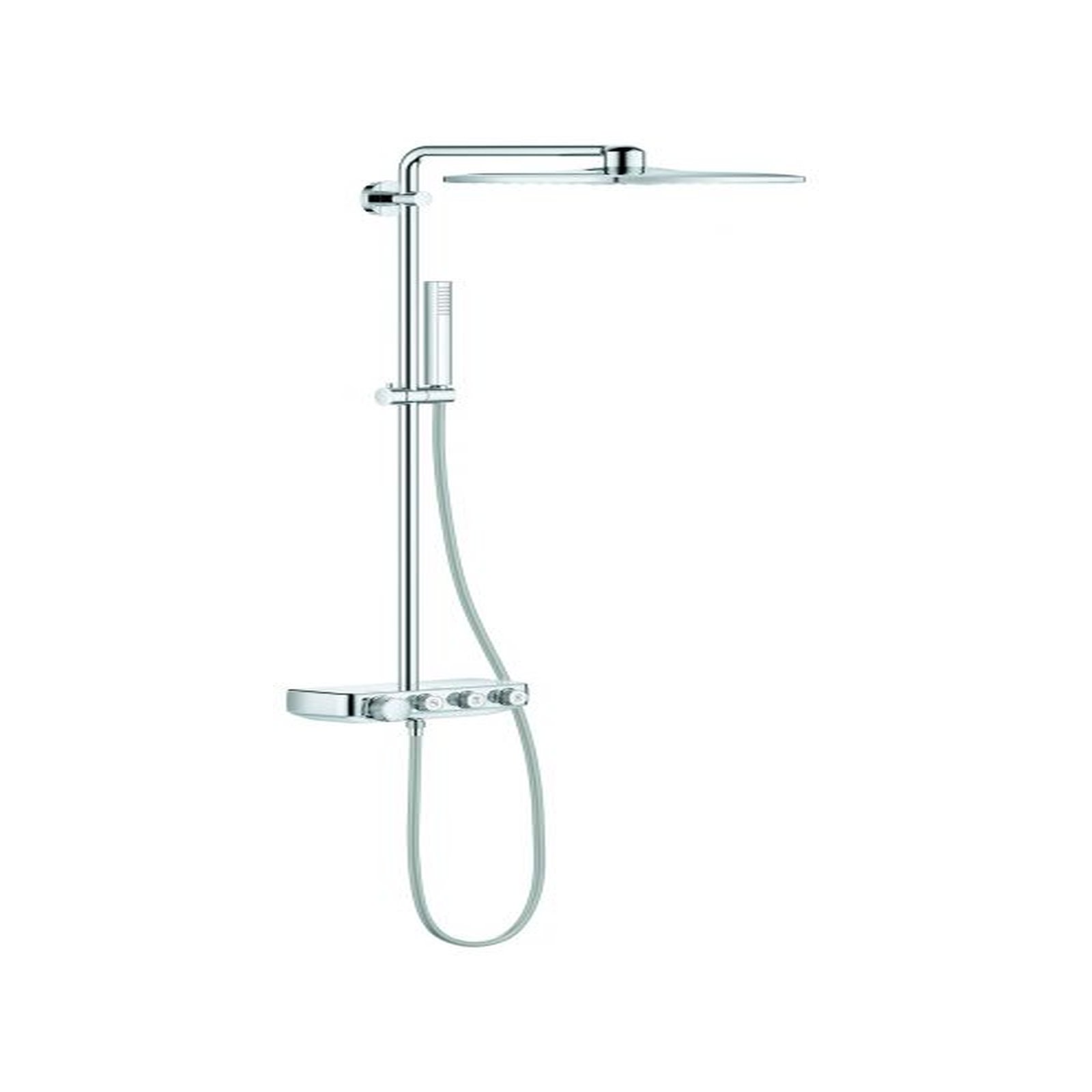 GROHE Duschsystem Euphoria SmartControl 310 Cube Duo Thermostat Kopfbrause Handbrause Chrom 26508000 GROHE Duschsystem Euphoria SmartControl 310 Cube Duo Thermostat Kopfbrause Handbrause Chrom 26508000