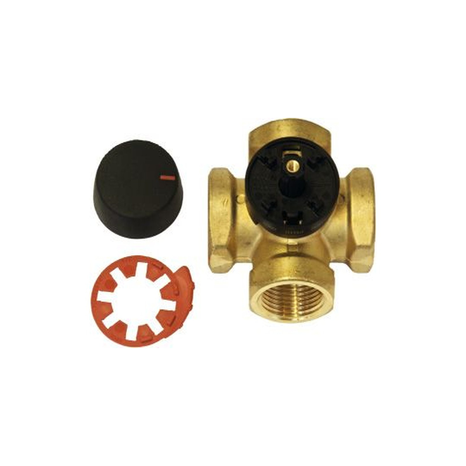 Bosch Vierwege-Mischer VWM20-2 Messing Rp 3/4 Kvs 6,3 Drehwinkel 90 Grad 7719003648