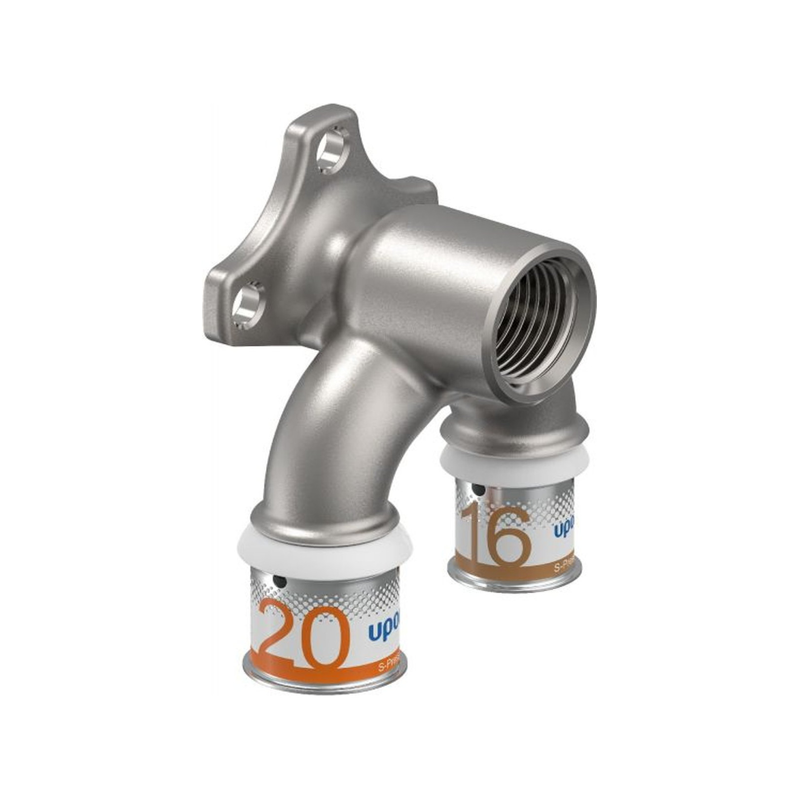 Uponor S-Press PLUS U-Wandscheibe 20mm DN15 16mm IG Edelstahlpresshülse DVGW 1070631