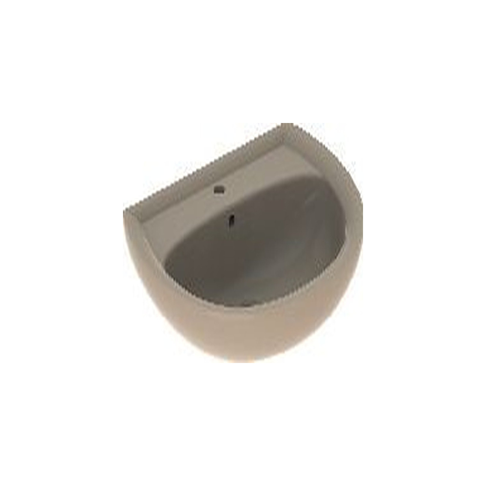 Geberit Waschtisch Renova 65x51cm Sanitärkeramik mittiges Hahnloch Überlauf bahamabeige 223065080