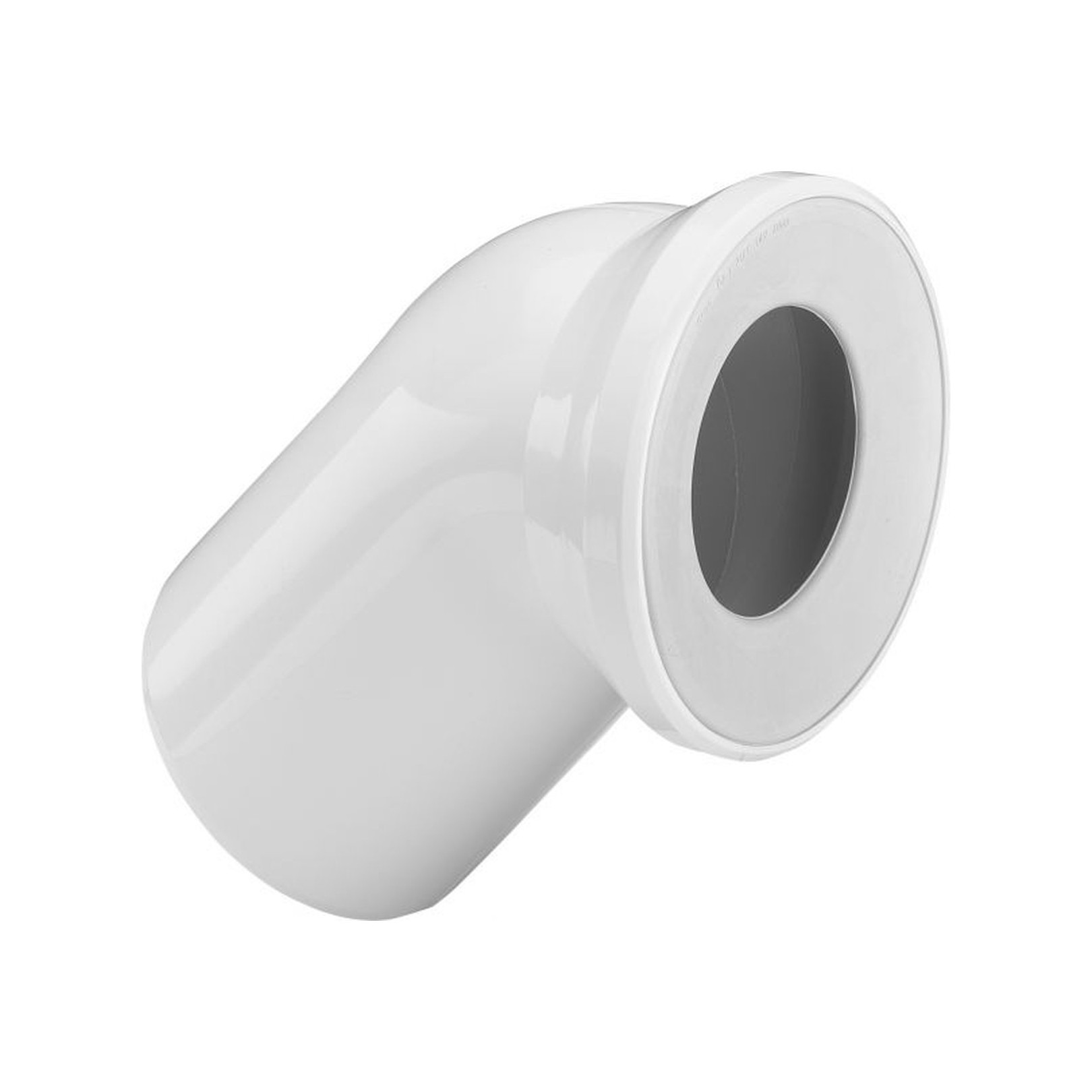 Viega Klosett-Anschlussbogen 45 Grad DN 100x135mm Lippendichtung Modell 3812 weiß 101718