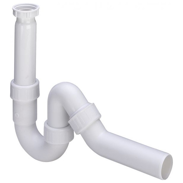 Viega Geruchverschluss 7985.20 104634 1-1-2-Zoll 40mm Kunststoff 45Grad Ablaufbogen DIN EN 274