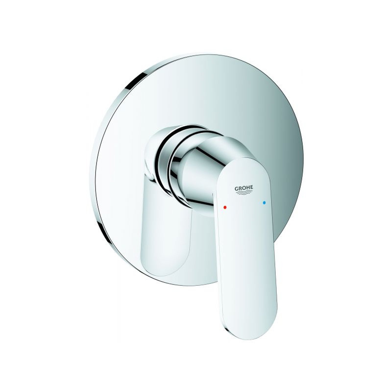 GROHE Einhebel-Brausebatterie Eurosmart C Fertigmontageset Rapido SmartBox Chrom 24044000
