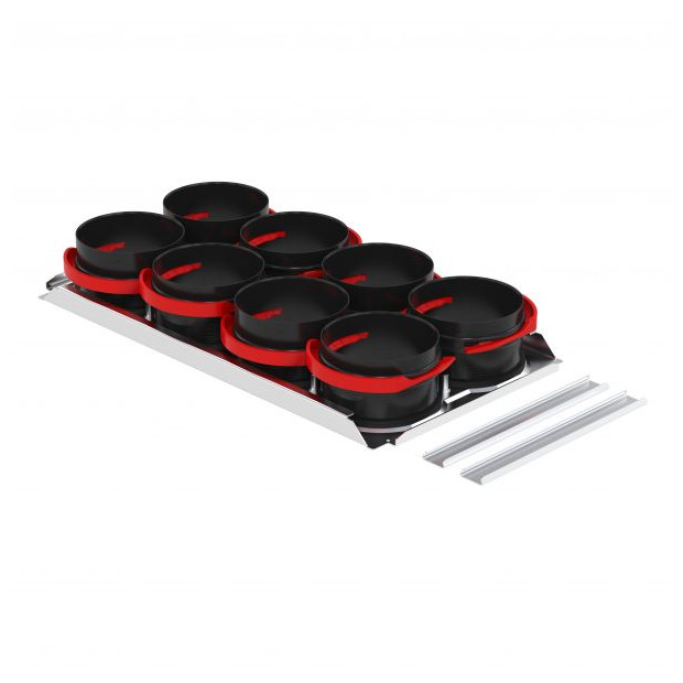 Zehnder ComfoWell Montageplatte CW420 8x DN90P Stahlblech RapidLock 990323622