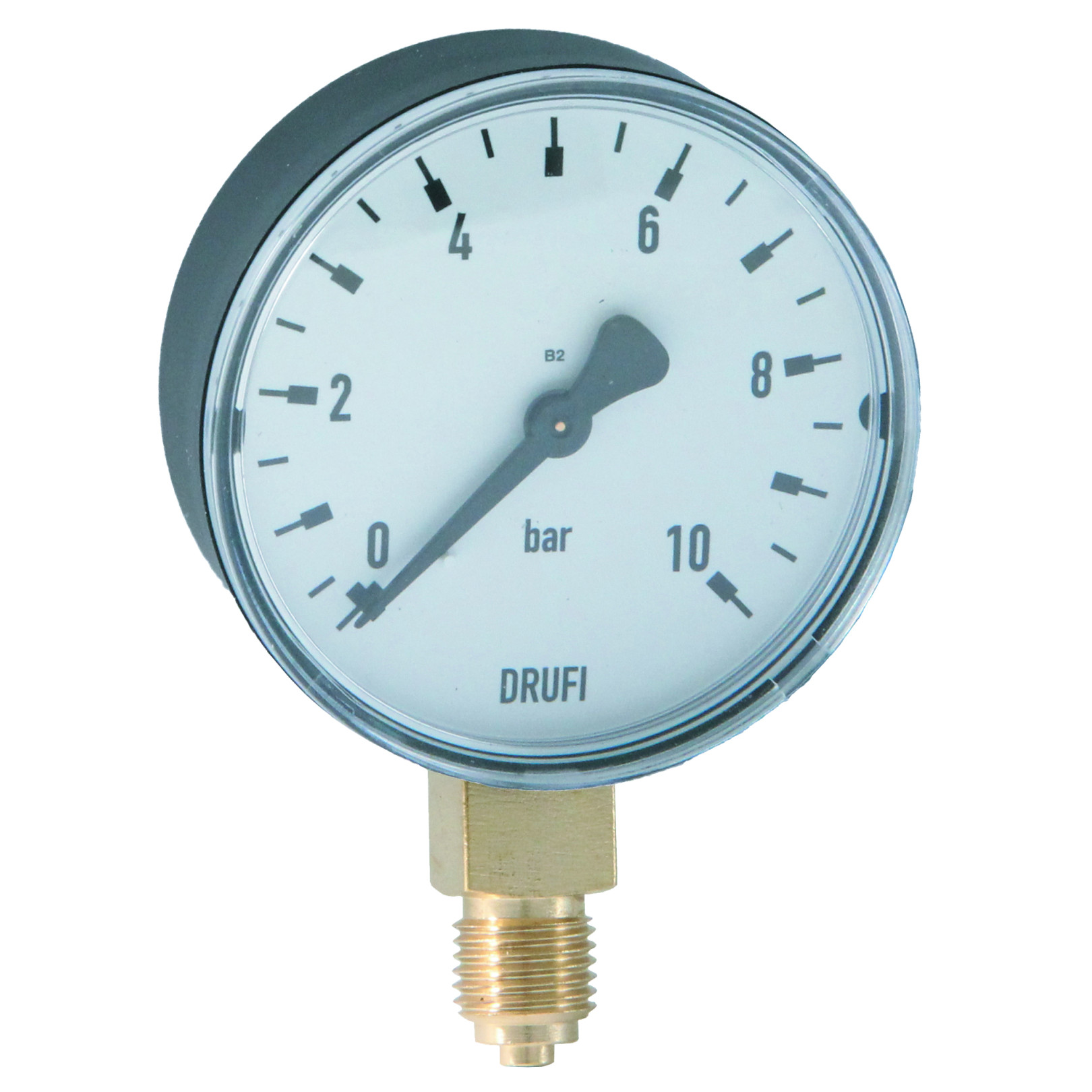 Sasserath Manometer HWS-Flansch 2000 Plus G1/4 0-10bar senkrechter Anschluss 2000.00.906