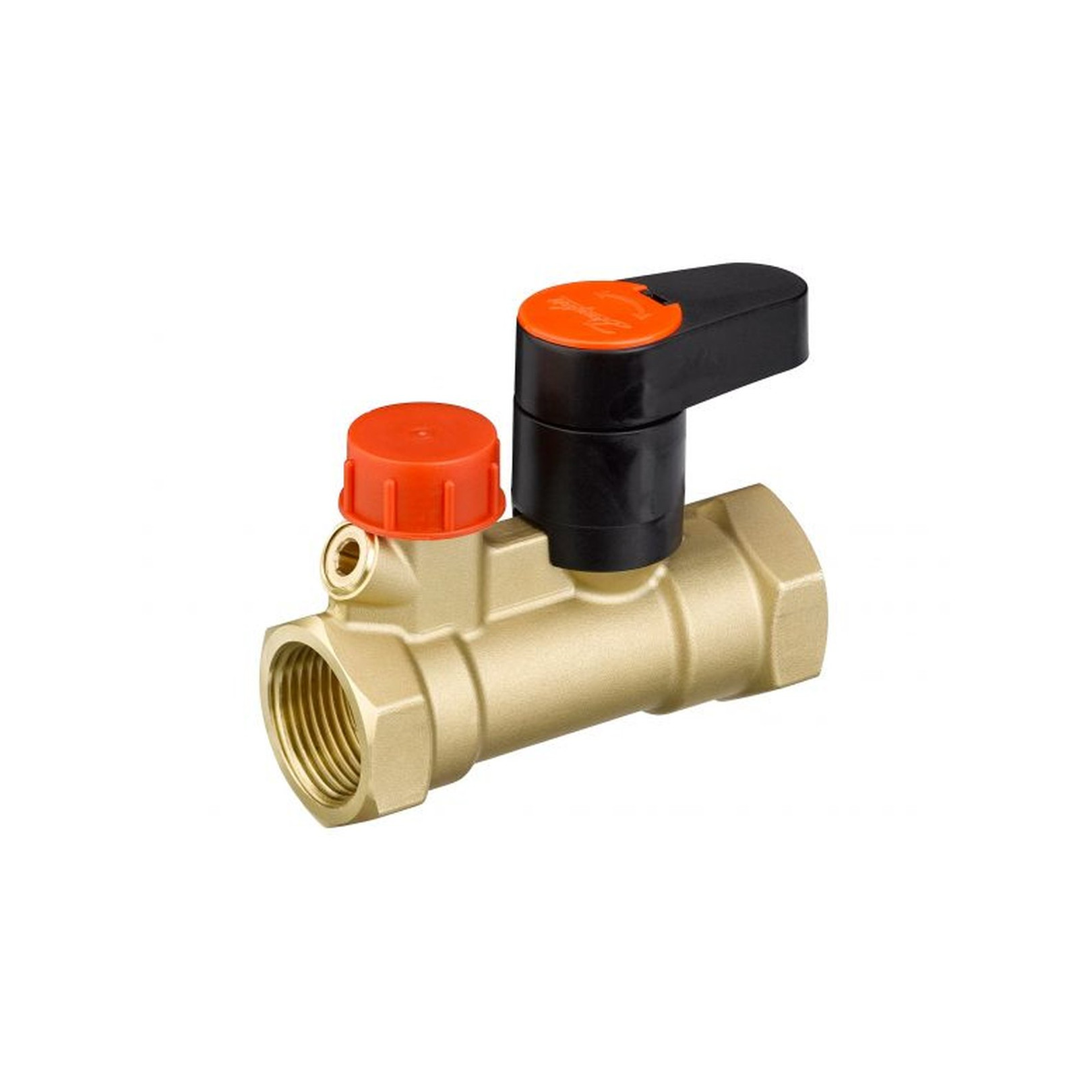 Danfoss Strangabsperrventil LENO MSV-S DN15 1/2 Zoll Messing Entleerung Druckmessung 003Z4011