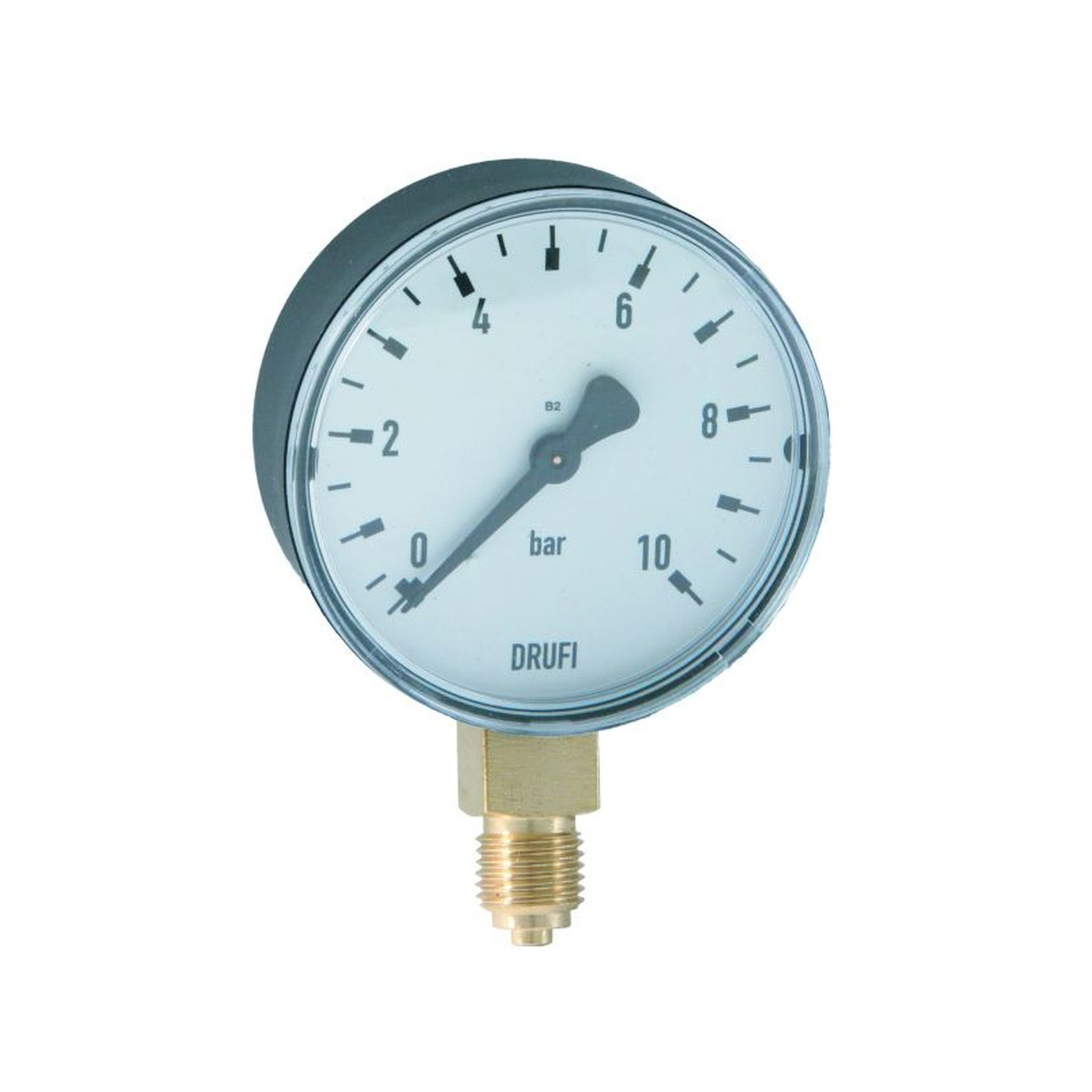SASSERATH Manometer HWS-Flansch 2000 Plus G1/4 0-10bar senkrechter Anschluss 2000.00.906