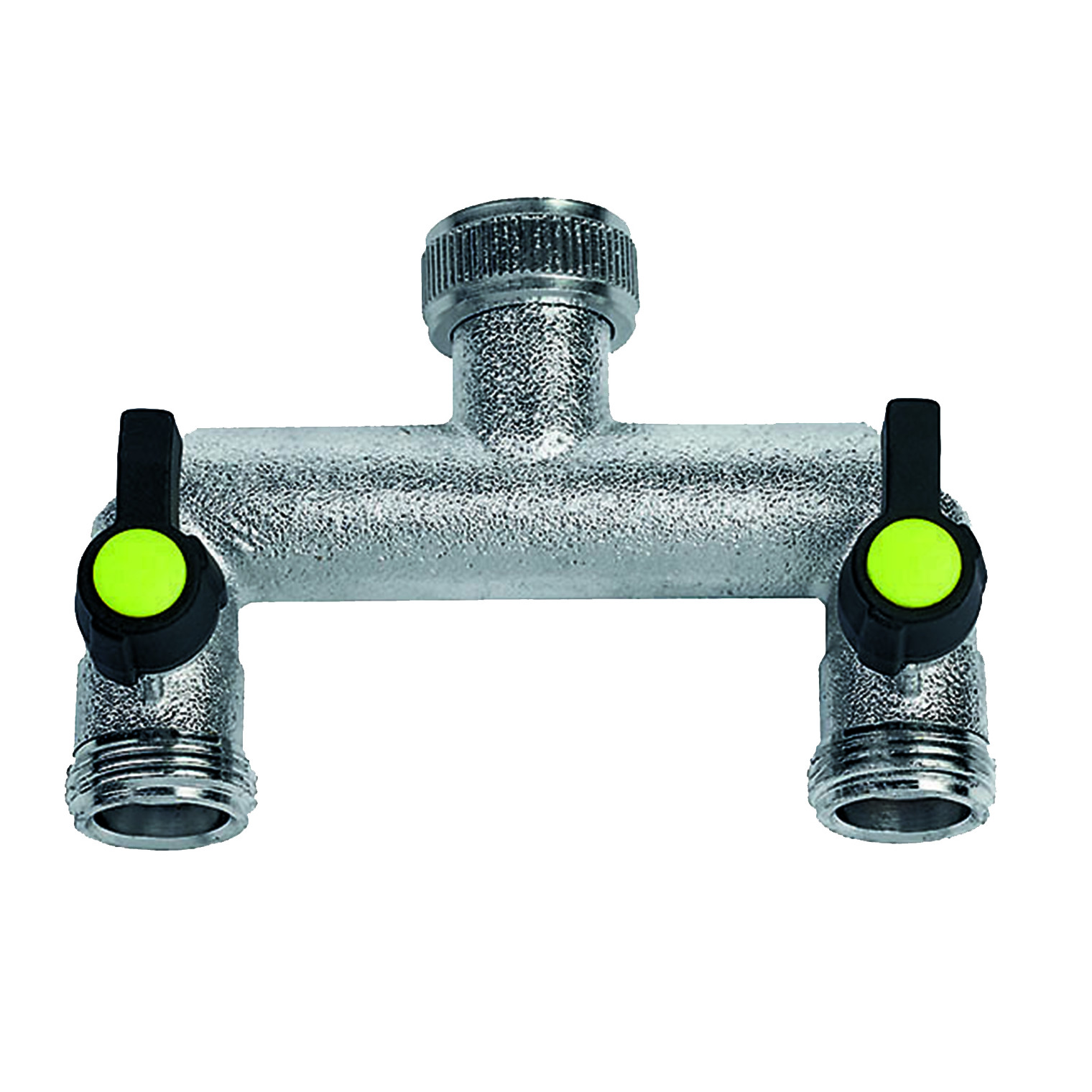 iWater 2-Wege-Verteiler verchromt 3-4 Innengewinde 3-4 Aussengewinde regulierbar 73469C