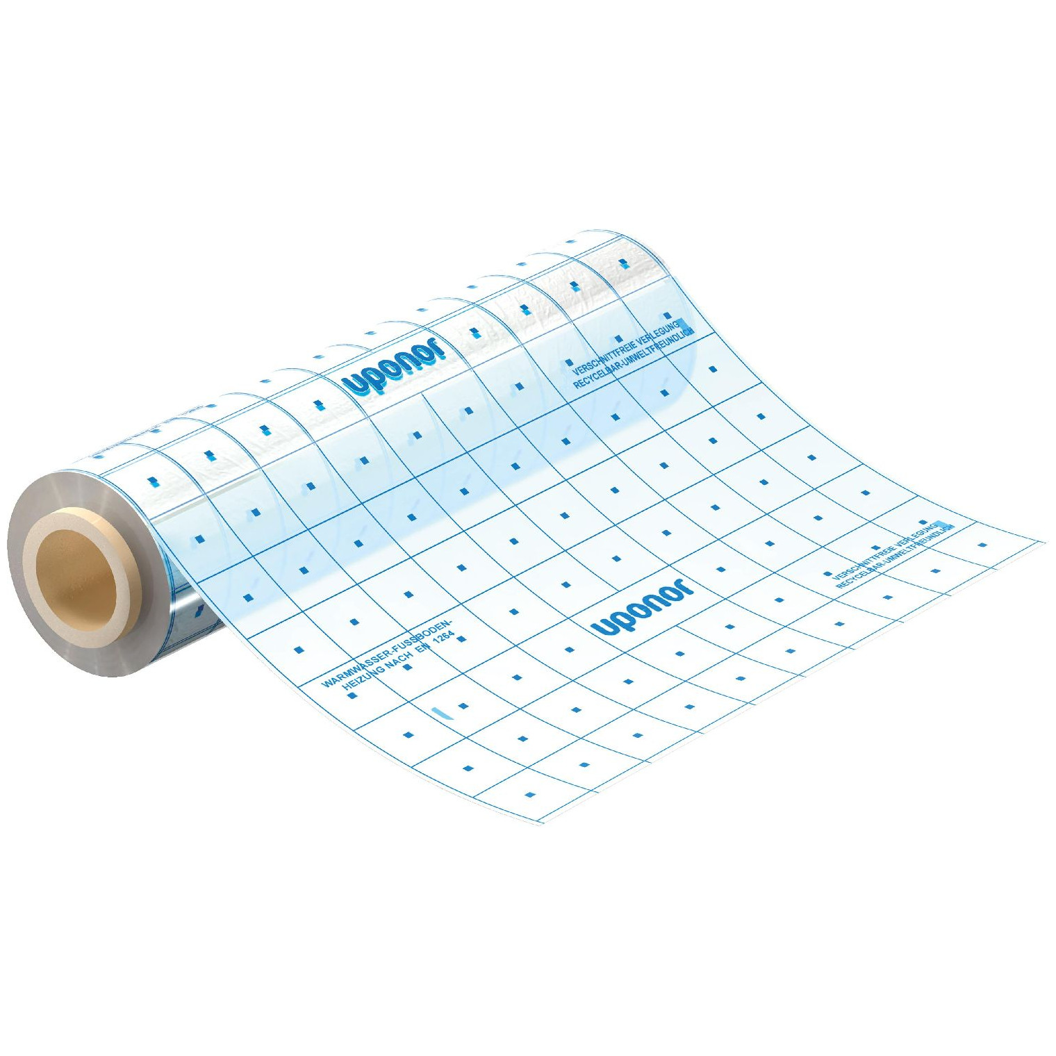 Uponor Tacker Folie transparent 0,2mm 100x1,03m Raster 100x100mm 1122372