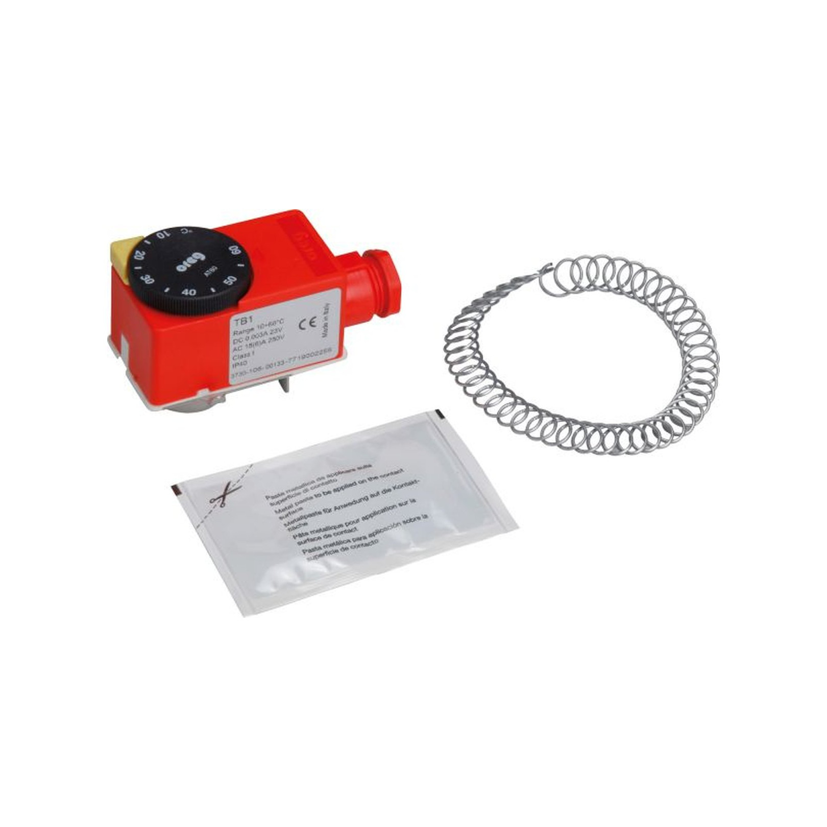 Buderus Temperaturwächter TB1 60°C Fußbodenheizung Anlegethermostat Goldkontakte MM100 7719002255