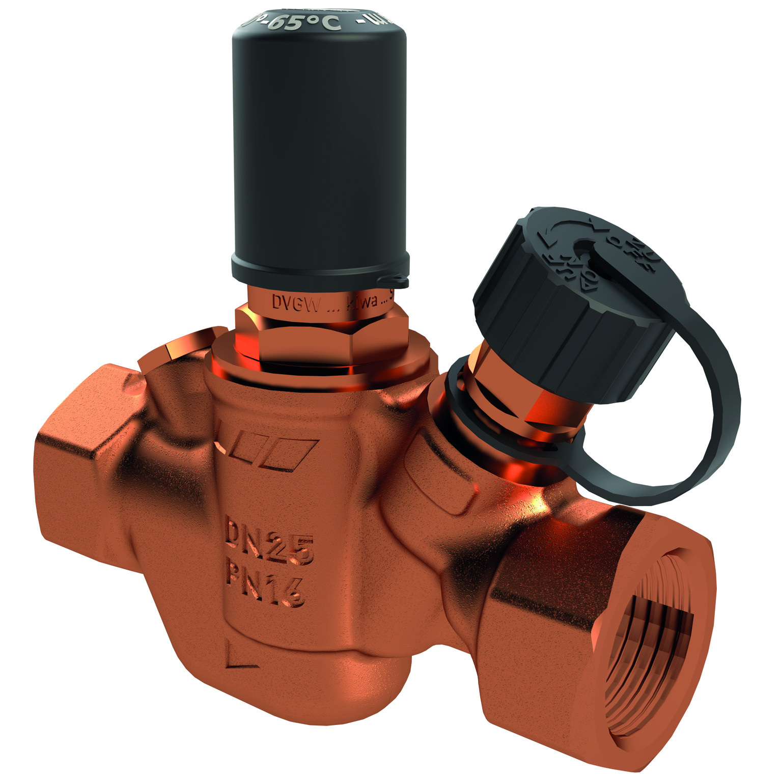 Kemper Zirkulations-Regulierventil Multi-Therm DN15 RG 50-65 GradC IG PN16 1430001500
