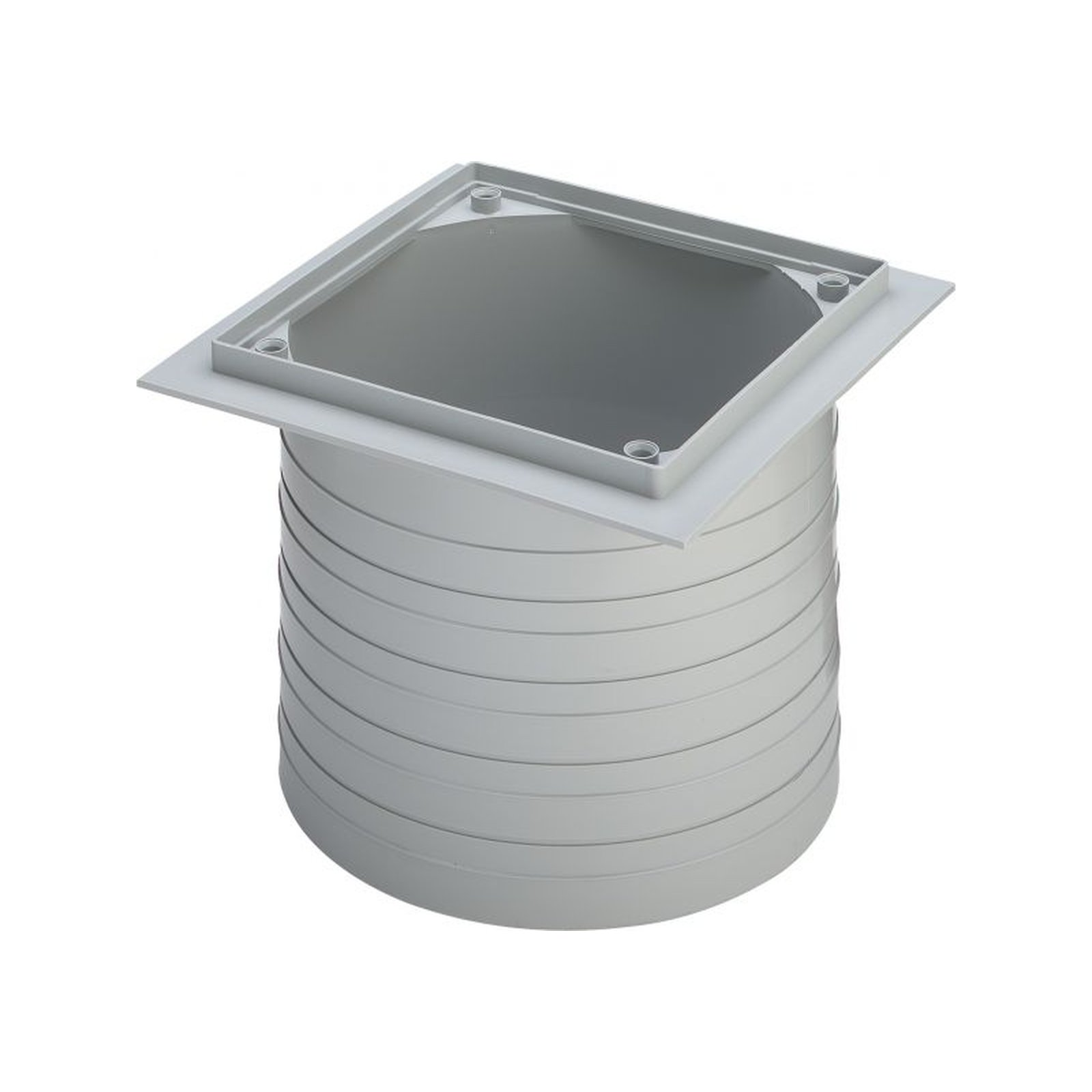 Viega Höhenausgleichsstück Optifix 3 15 cm Kellerablauf Typ 5 Modell 4989 Kunststoff grau 469979