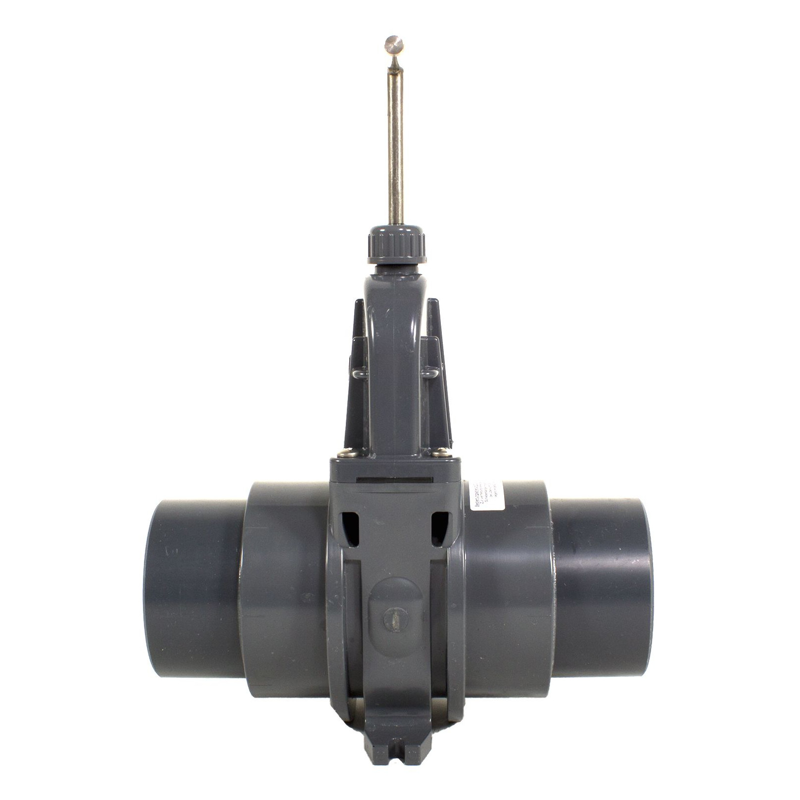 Jung Pumpen Zulaufschieber PVC DN100 2 Rohrstutzen Edelstahl Verschlussstange PN2.5 JP28297