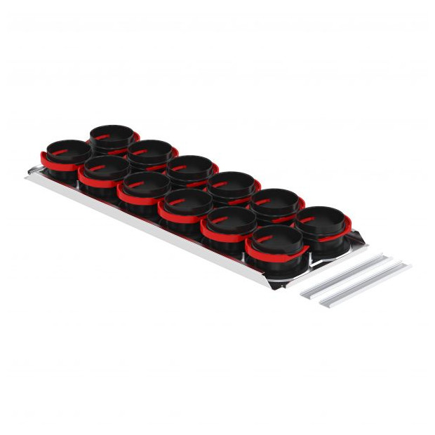 Zehnder ComfoWell Montageplatte CW625 12x DN75P Stahlblech RapidLock 990323631