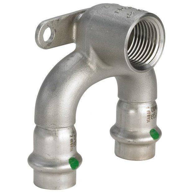 Viega Sanpress Inox Doppelwandscheibe 2325.7 15mm Rp1/2 Edelstahl 693718