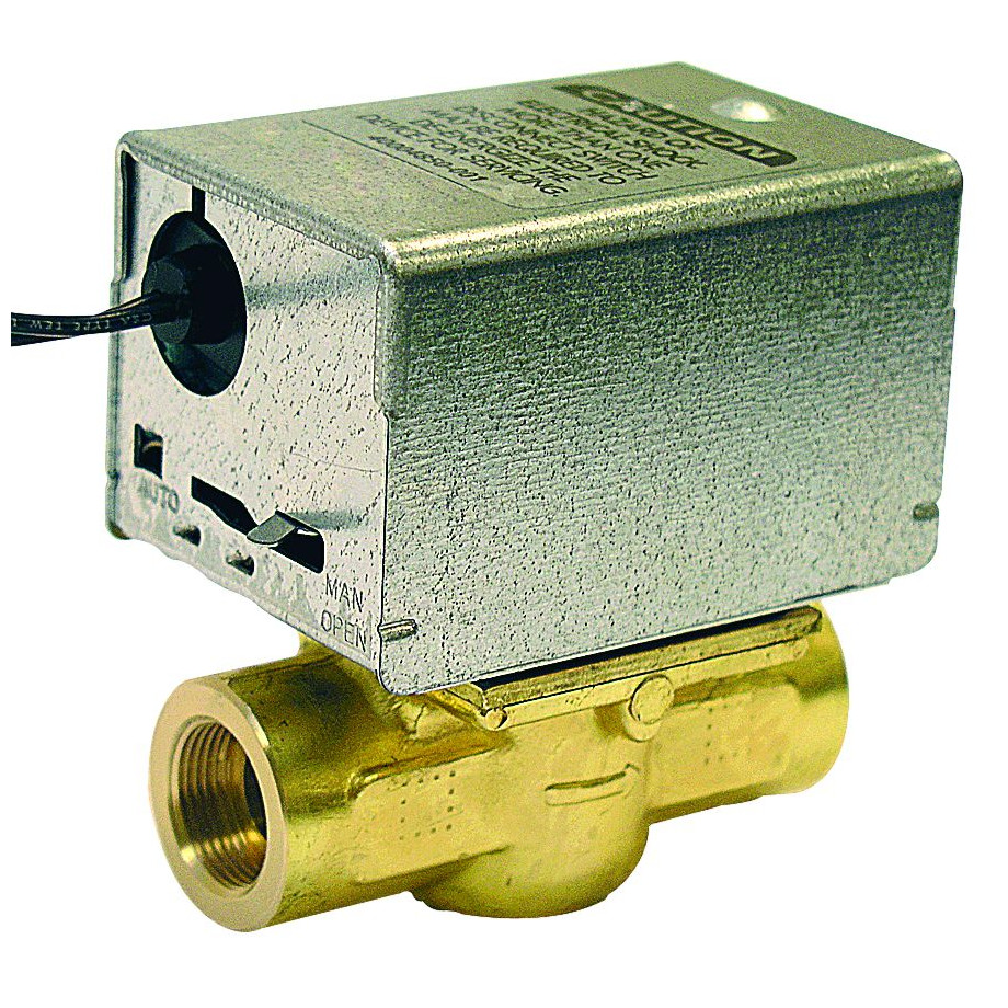 Honeywell Zonen-Durchgangsventil V4043C1263 Messing 3-4 Zoll Synchronmotor Federrückzug V4043C1263-U