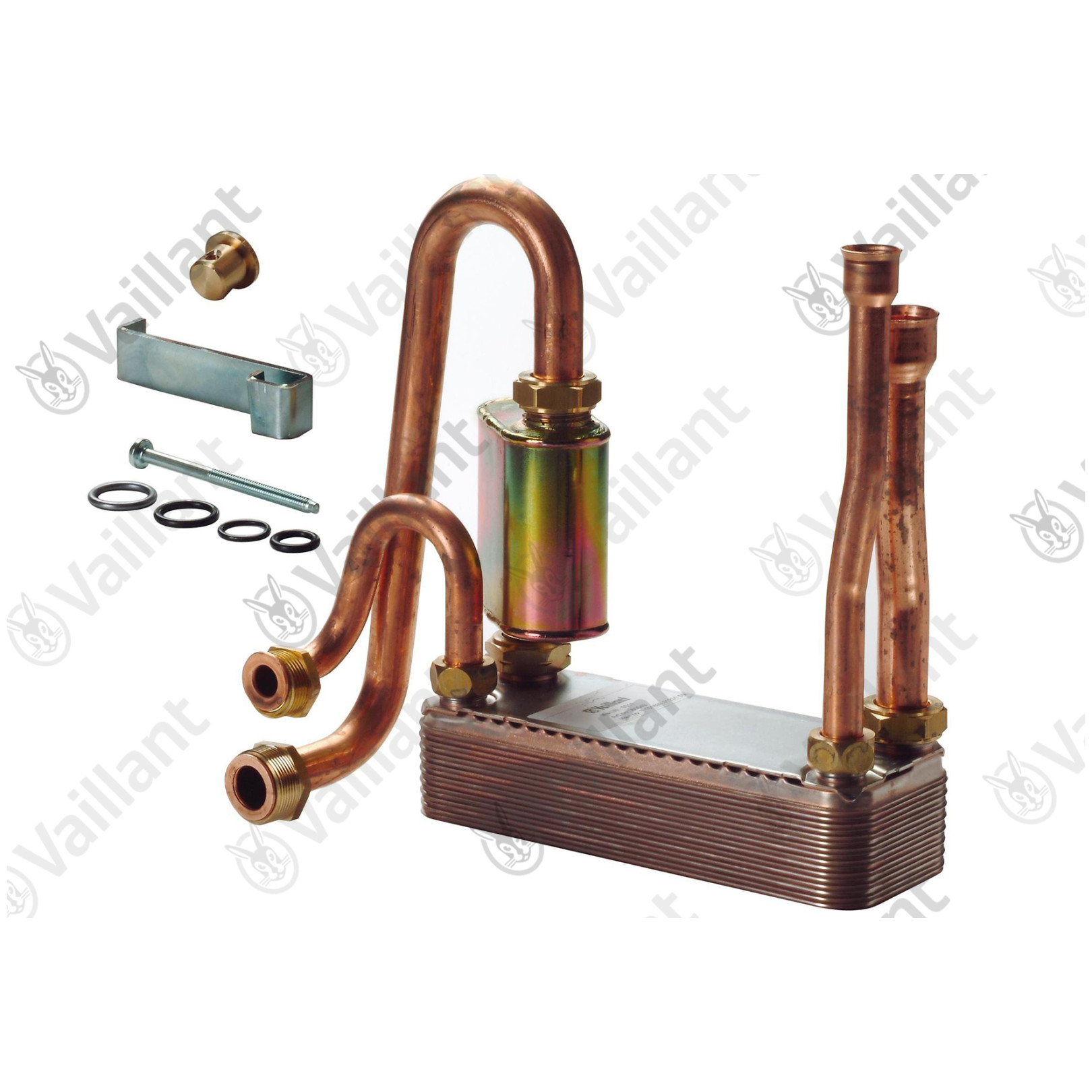 Vaillant Wärmetauscher BW U-Satz VCW 204plus254 XE Edelstahl 064884