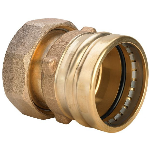 Viega Verschraubung Sanpress Nr.2263XL 365134 flachdichtend 88,9x31-2 Rotguss Pressanschluss EPDM SC-Contur