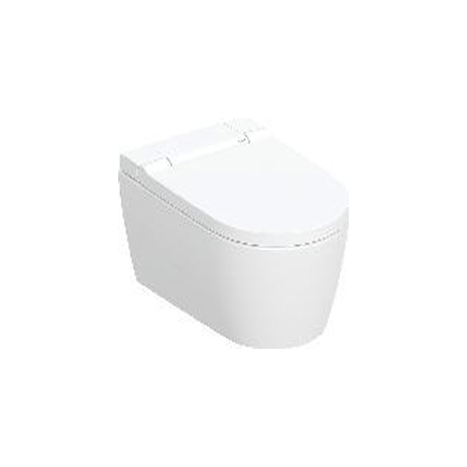 Geberit Dusch-WC AquaClean Sela Wand-WC spülrandlos Softclose Fernbedienung weiß-alpin 146220111
