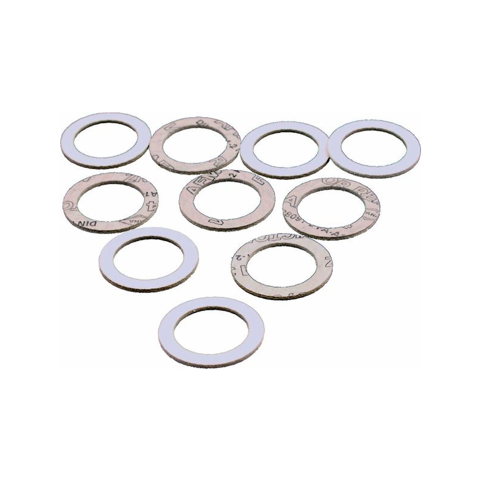 WOLF Flachdichtung 37.5x27x2 10 Stück Ersatz 3901039 Heizungsdichtung DN32 8602524