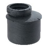Geberit Reduktion Silent Pro DN 100/50 exzentrisch PP-MX schalldämmend EPDM Dichtung 393572141