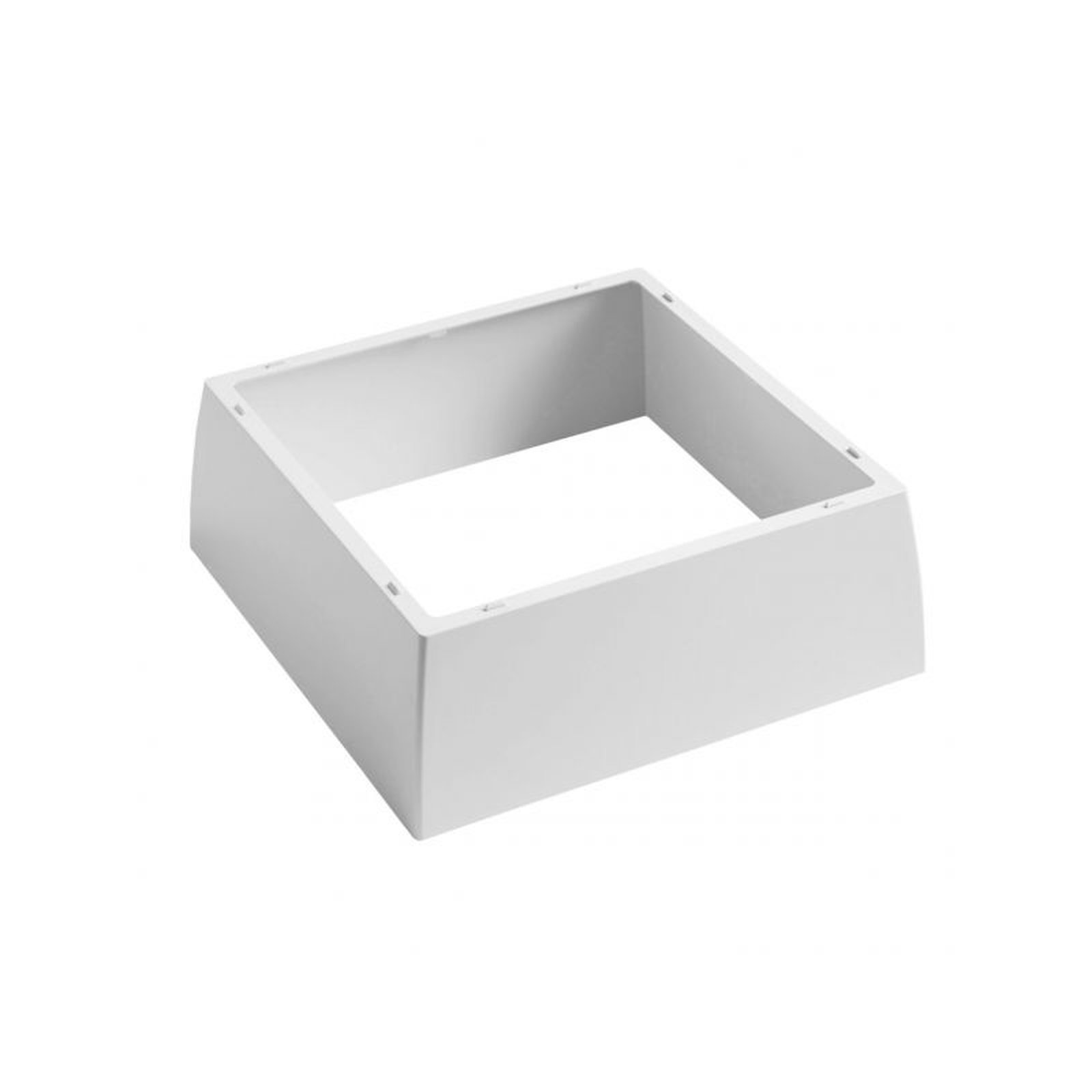 Limot Aufputzrahmen compact 298x298x105 mm weiß Abdeckrahmen Lüfterkasten 72079