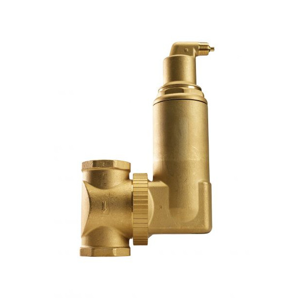 SPIROTECH Luftabscheider SpiroVent RV2 UA200W DN 50 IG Messing 10 bar 110 Grad variable Einbaulage 8717811049662
