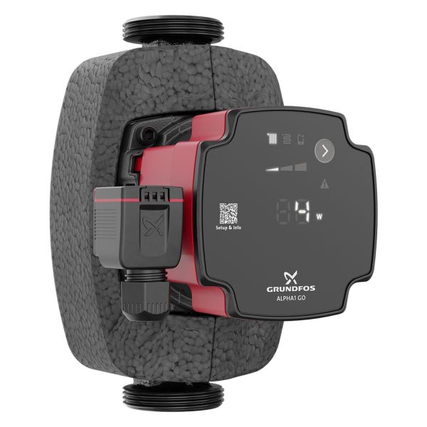 GRUNDFOS Heizungspumpe ALPHA1 GO 25-60 180 Hocheffizienzpumpe 220-240V 93074265