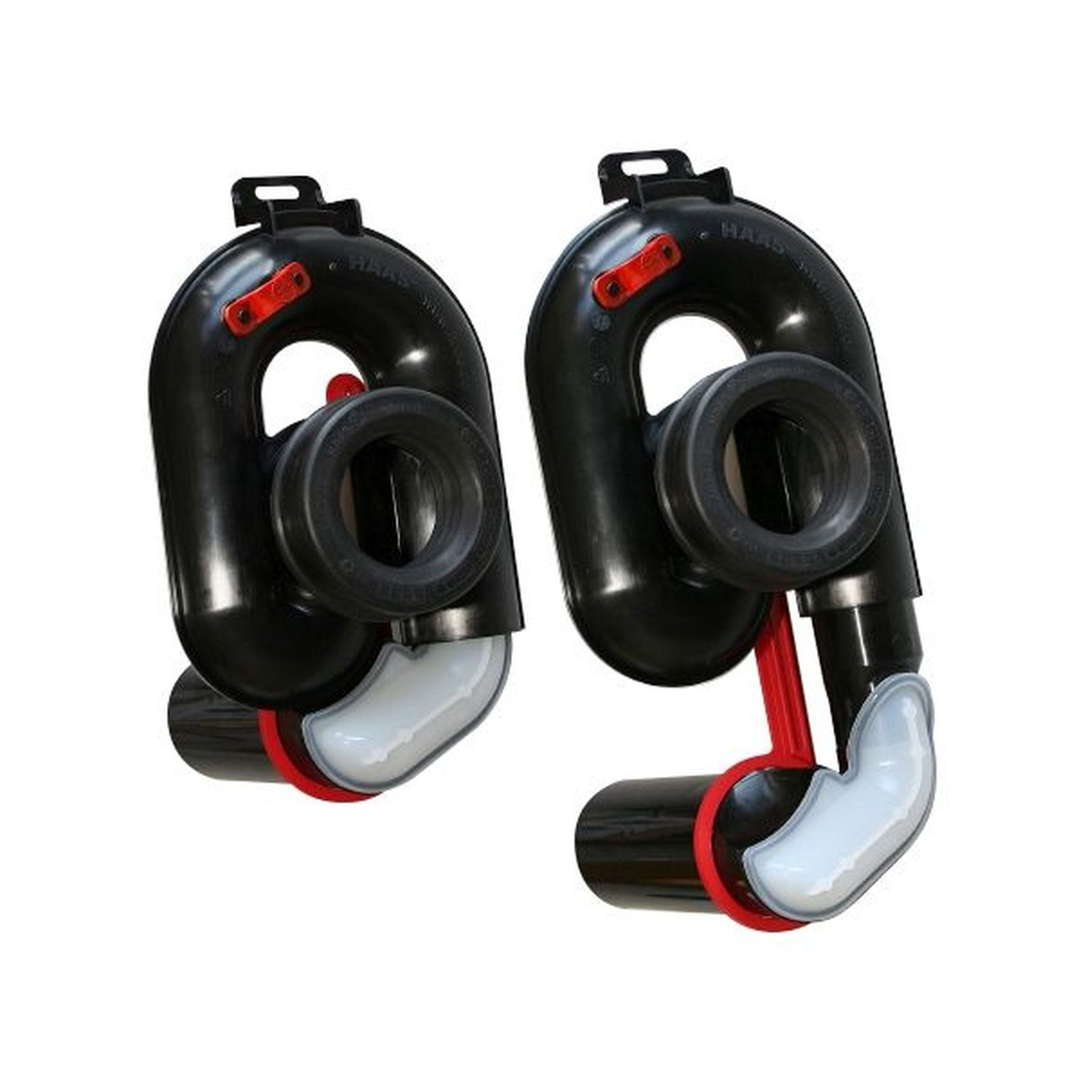 HAAS Urinalabsaugsiphon höhenverstellbar DN 50 waagerechter Ablauf strömungsoptimiert 6000