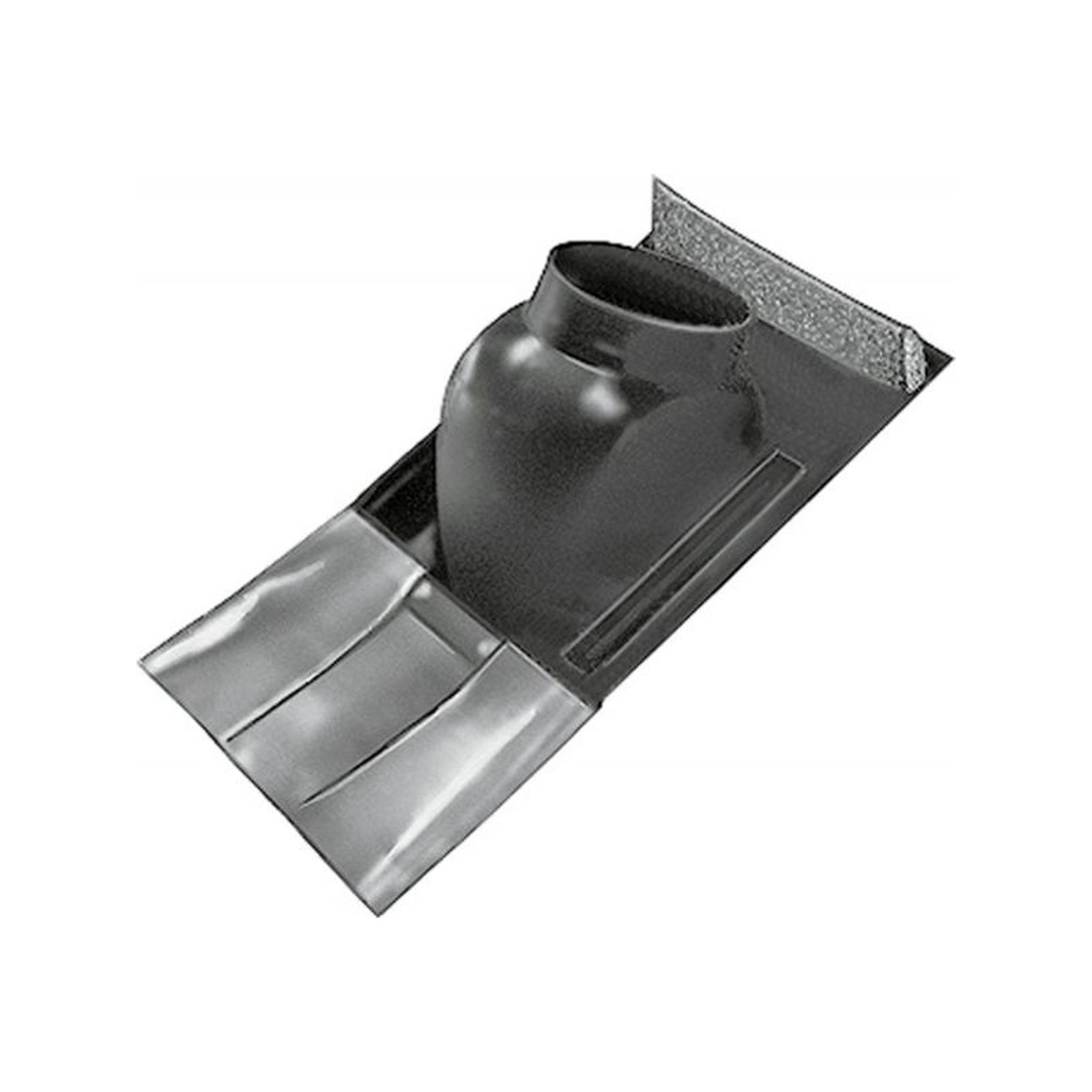 Wolf Universalpfanne Schrägdach 25-45 Grad rotbraun flex Bleischürze Luft Abgasführung DN125 1720201