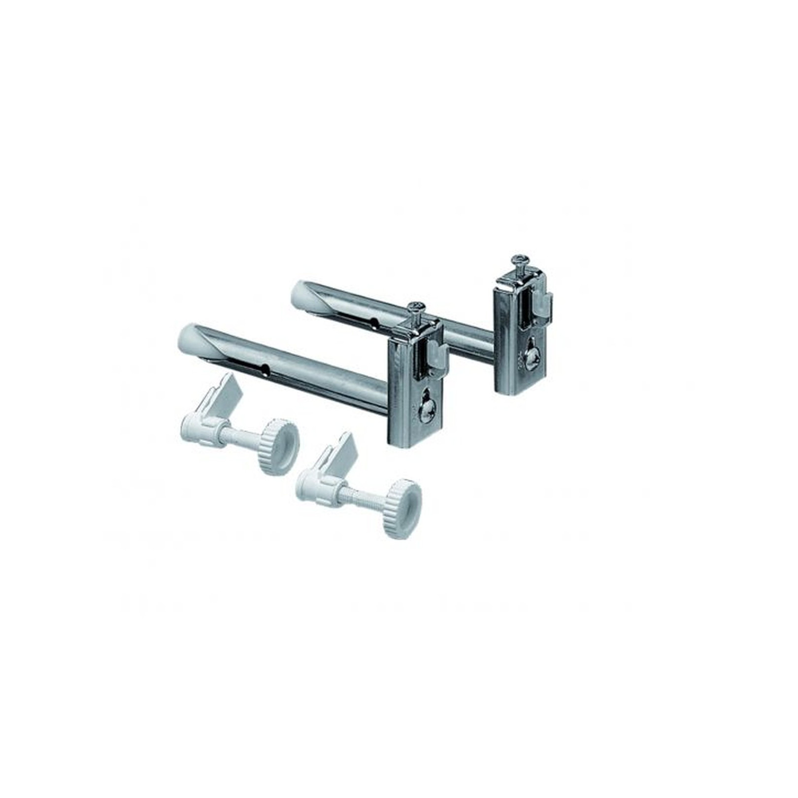 Purmo Bohrkonsolen-Set Heizungszubehör 160 mm 2er Set Laschenbefestigung Aushebesicherung AZ03FT004000043