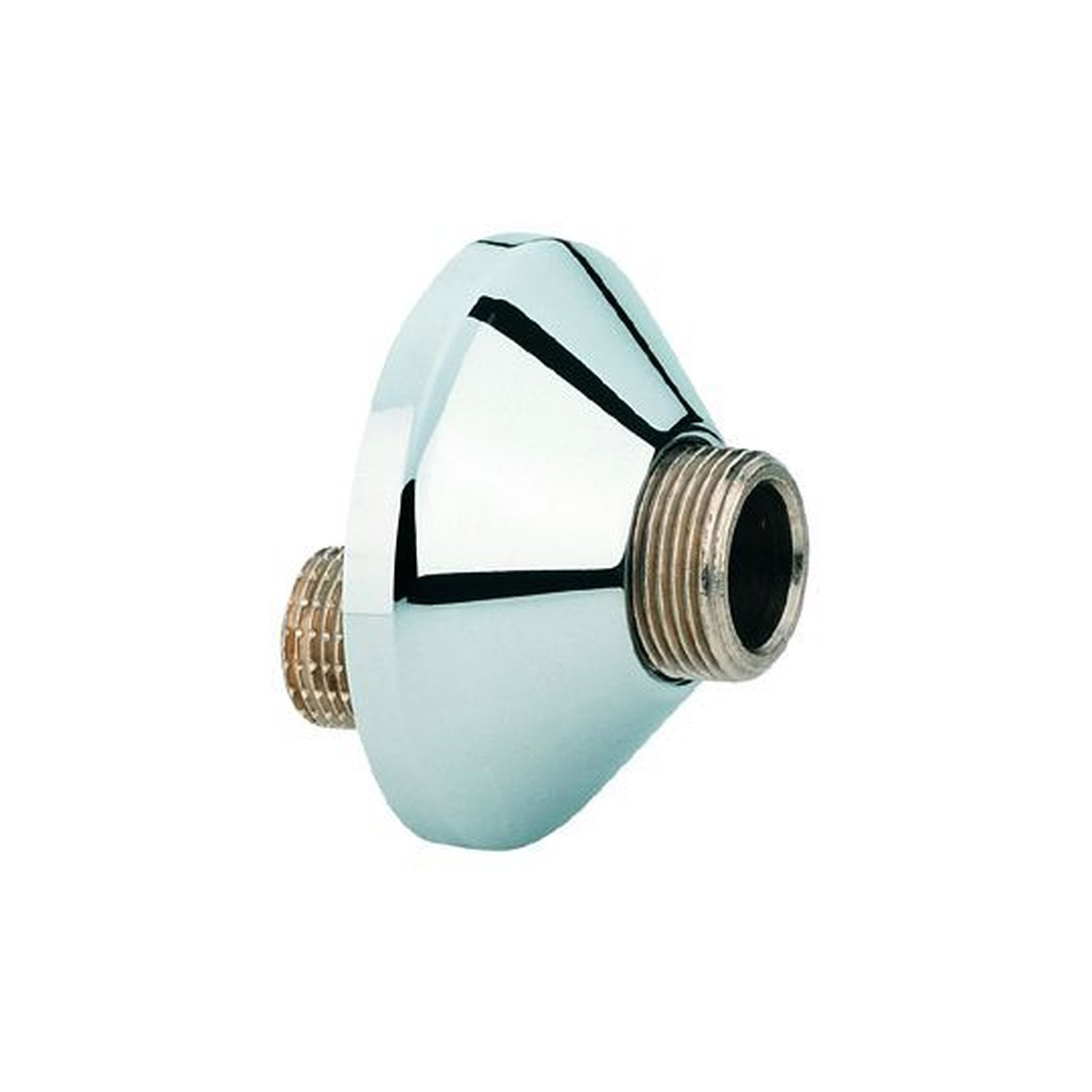 Grohe S-Anschluss 12001 1/2 x 3/4 Zoll verstellbar 7.5 mm Schraubrosette chrom 12001000