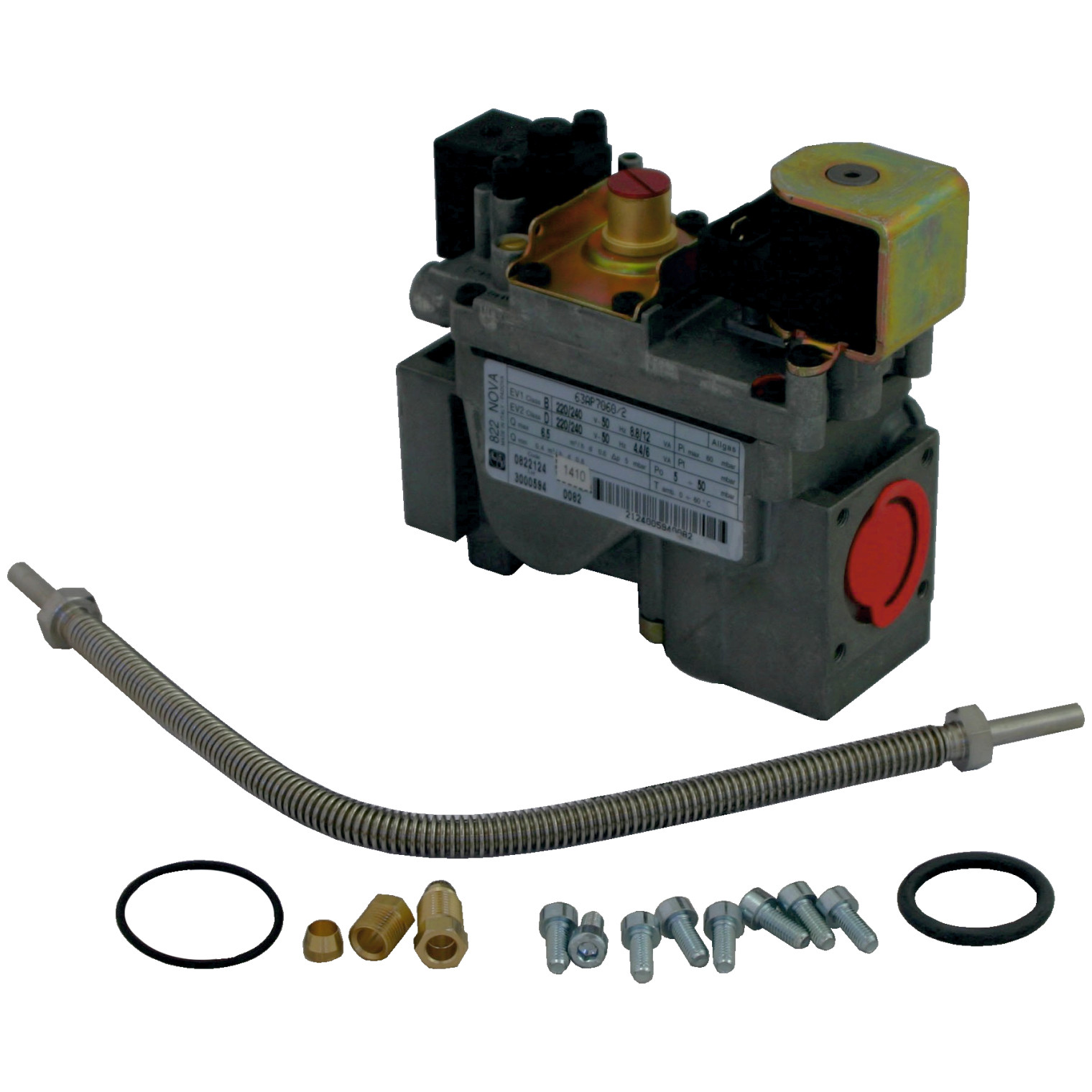 WOLF Gaskombiventil SIT 822124 Nova NG4E-48 CNG-48 O-Ring Schrauben 8750022