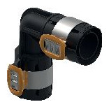 Geberit FlowFit Bogen 90 Grad PPSU 63 mm Pressindikator Pressverbinder 620076001