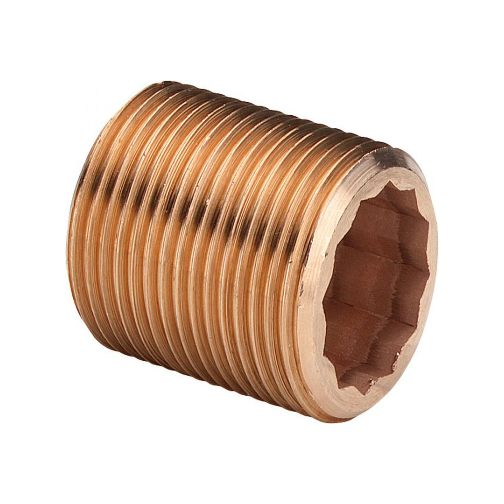 Viega Langnippel 3535 Rotguss 1-2 Zoll 40mm Innenvielkant 319274