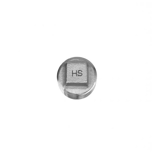 Schmidt Hermann Edelstahl Stopfen 1 Zoll V4A Gewindefitting PN10 28291005