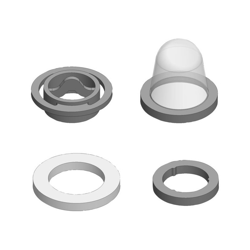 Viega Rotguss ReduzierStück 3241 DN40xDN20 IGxAG Mehrkant 267728