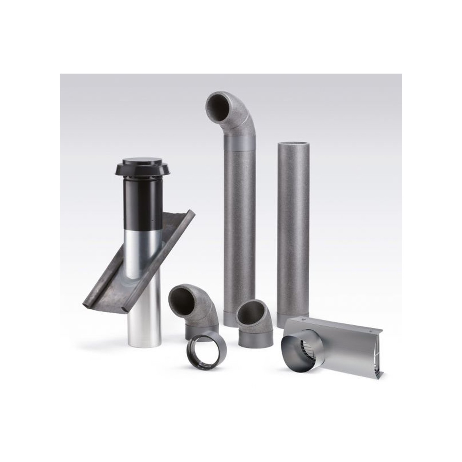 Helios IsoPipe Rohr IP 125/2000 EPE dampfdicht antistatisch B1 09406