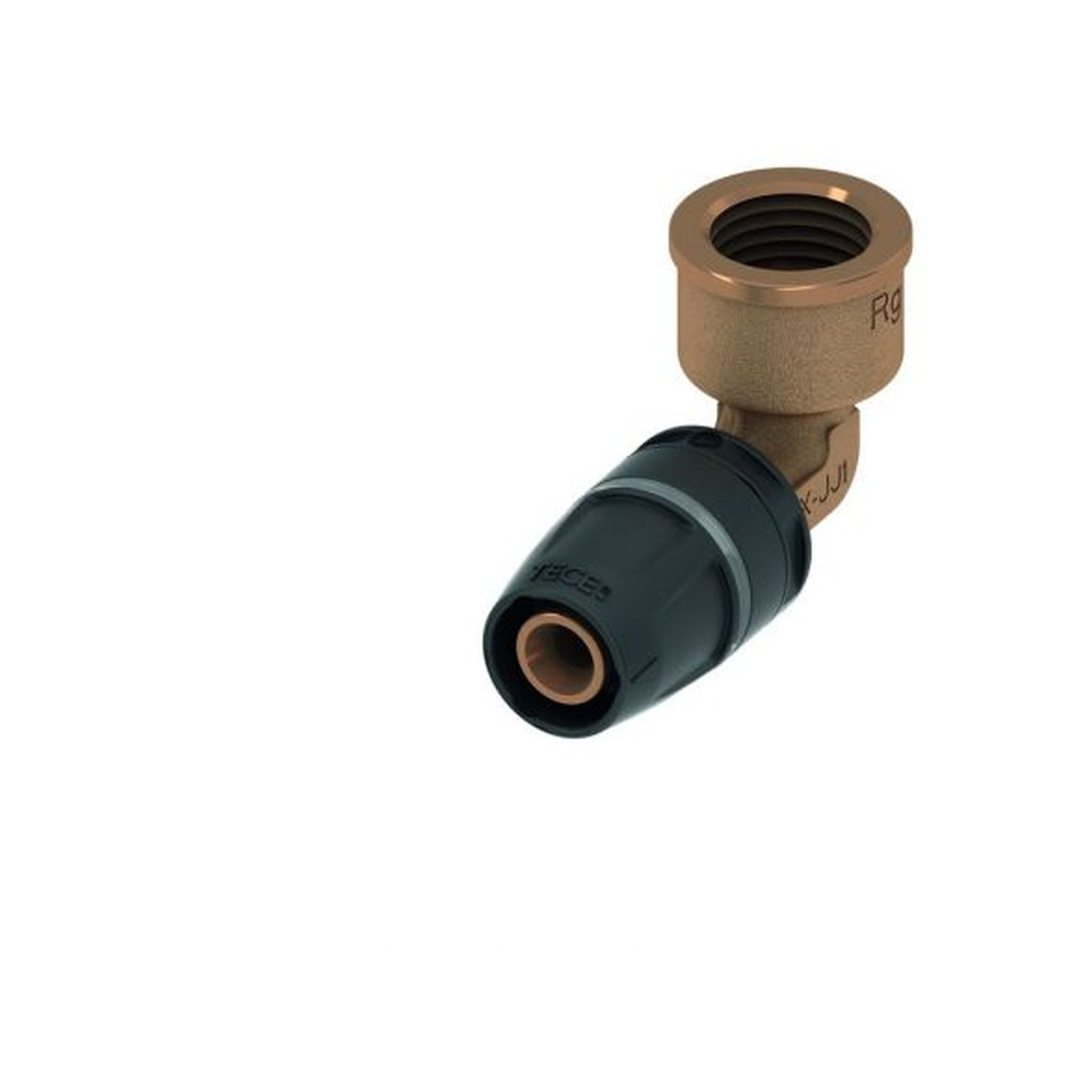 TECElogo-Push Winkelübergangsmuffe 20 Rp 1-2 Rotguss Siliziumbronze 8713203