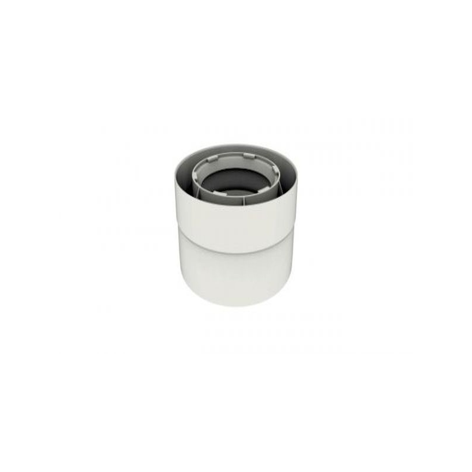 Wolf Abgasadapter Anschlussadapter CGB-35/50 CGB-2-38/55 Höhenausgleich 40 mm 1731795