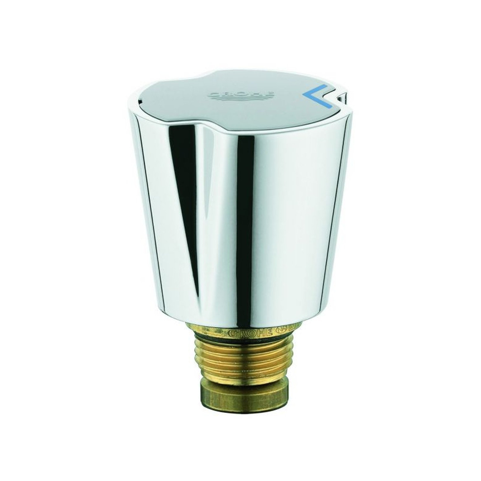 Grohe Oberteil Costa 1/2 Zoll Markierung blau rot Chrom Metallgriff wärmeisoliert 45959000